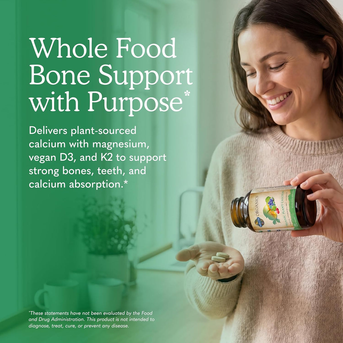 Garden of Life Calcium Supplement with – Magnesium: Supports calcium absorption and muscle function. The exact – Image 2