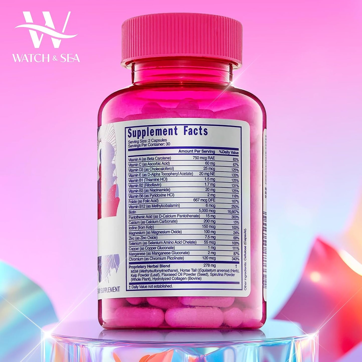 Watch & Sea Hair Flourishing Extra-Strength Capsules - görsel 2