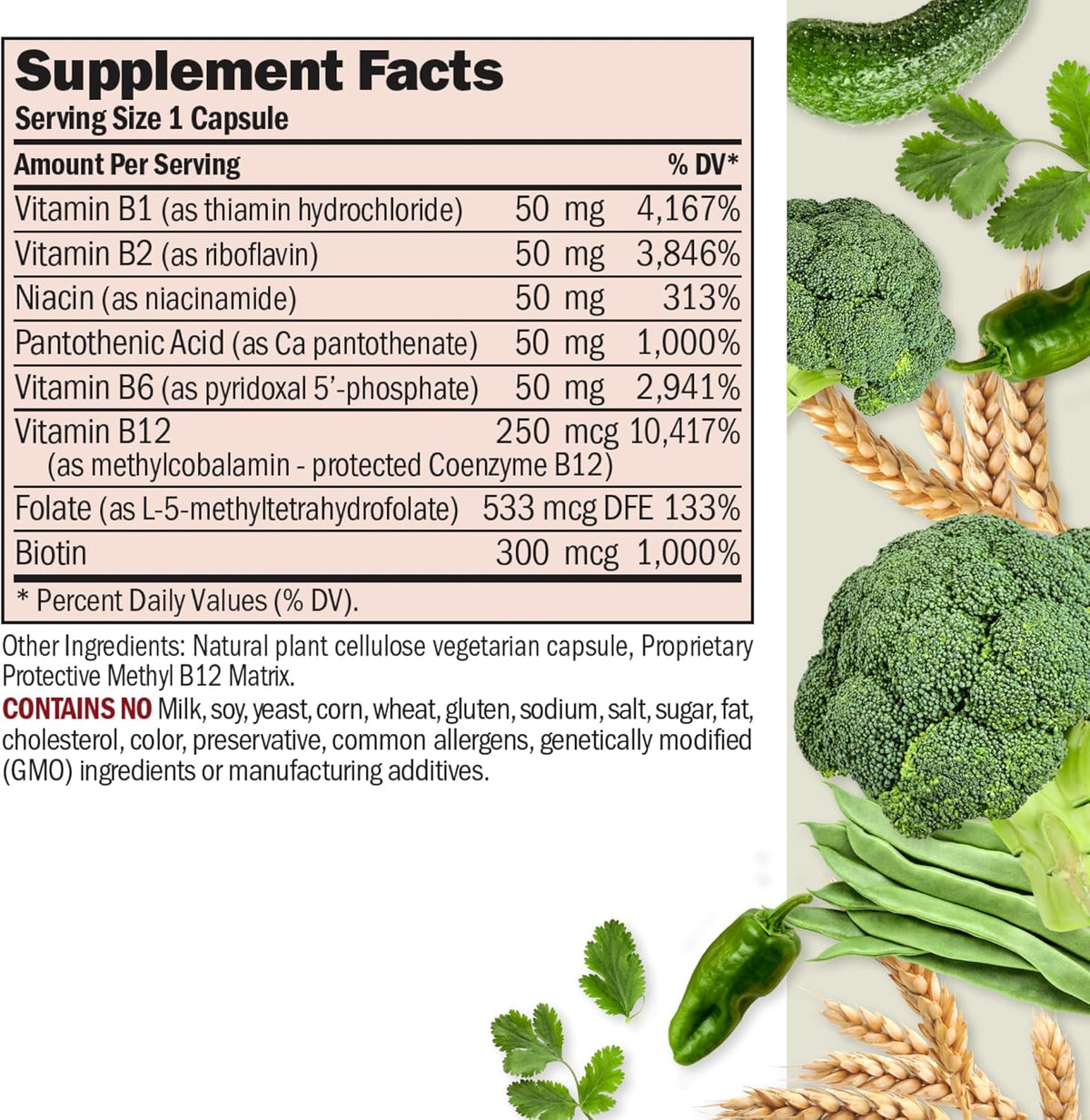 ANDREW LESSMAN High Potency B-Complex - 60 Capsules - görsel 2