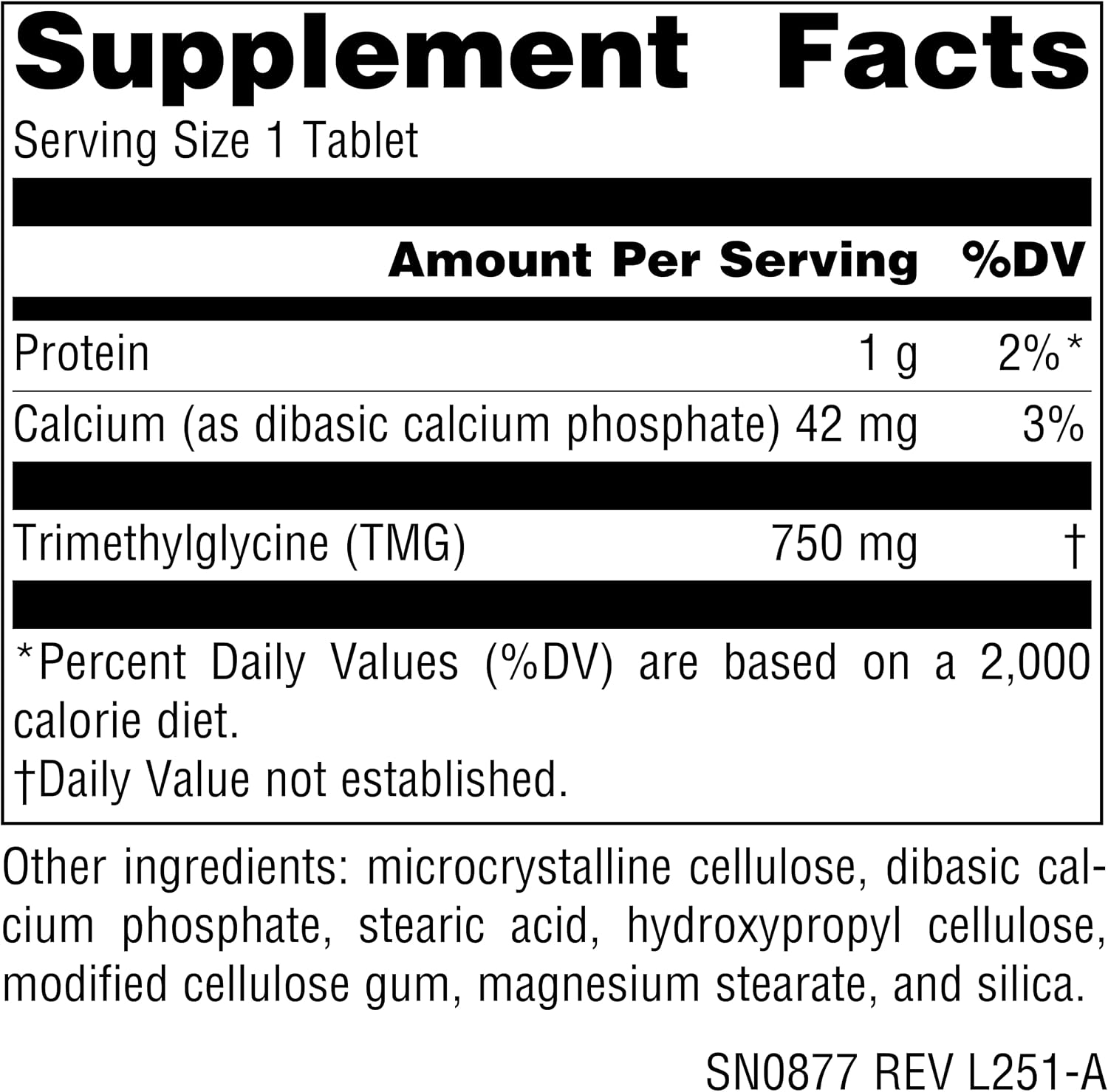 Source Naturals TMG, Trimethylglycine (Anhydrous Betaine) - 750 mg - 120 Vegetarian Tablets - görsel 2