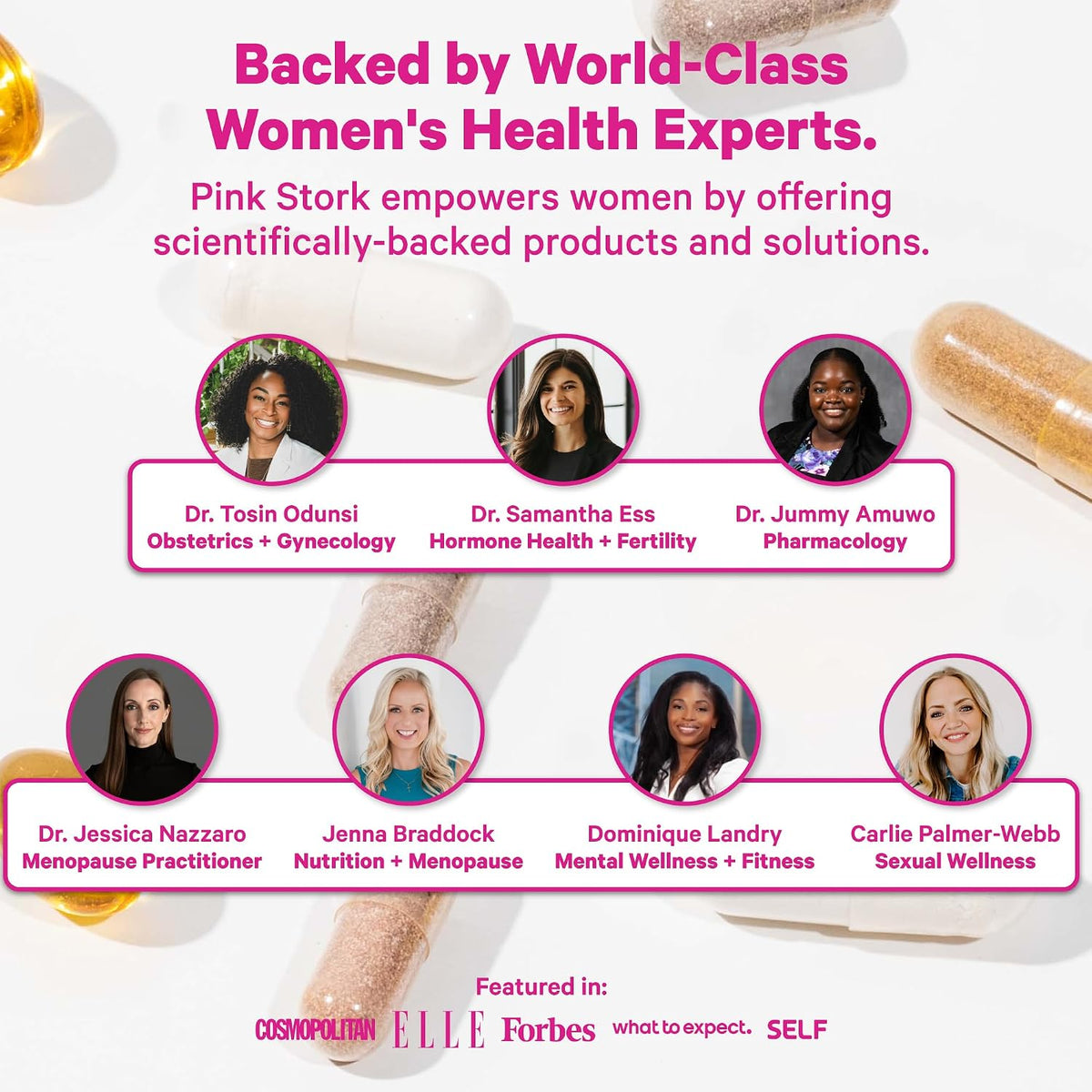 Pink Stork Fertility Gummies for Women – 60 Gummies | OBGYN-Formulated with CoQ10, Myo-Inositol & Methylated Folate - görsel 7