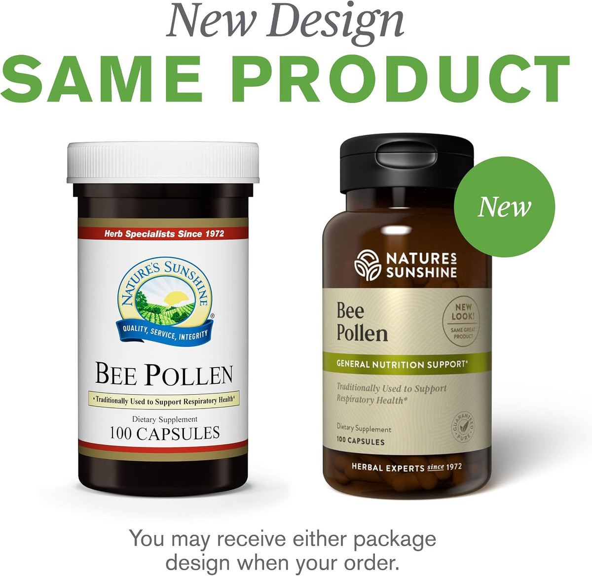 Nature's Sunshine Bee Pollen, 100 Capsules - görsel 7