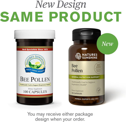 Nature's Sunshine Bee Pollen, 100 Capsules