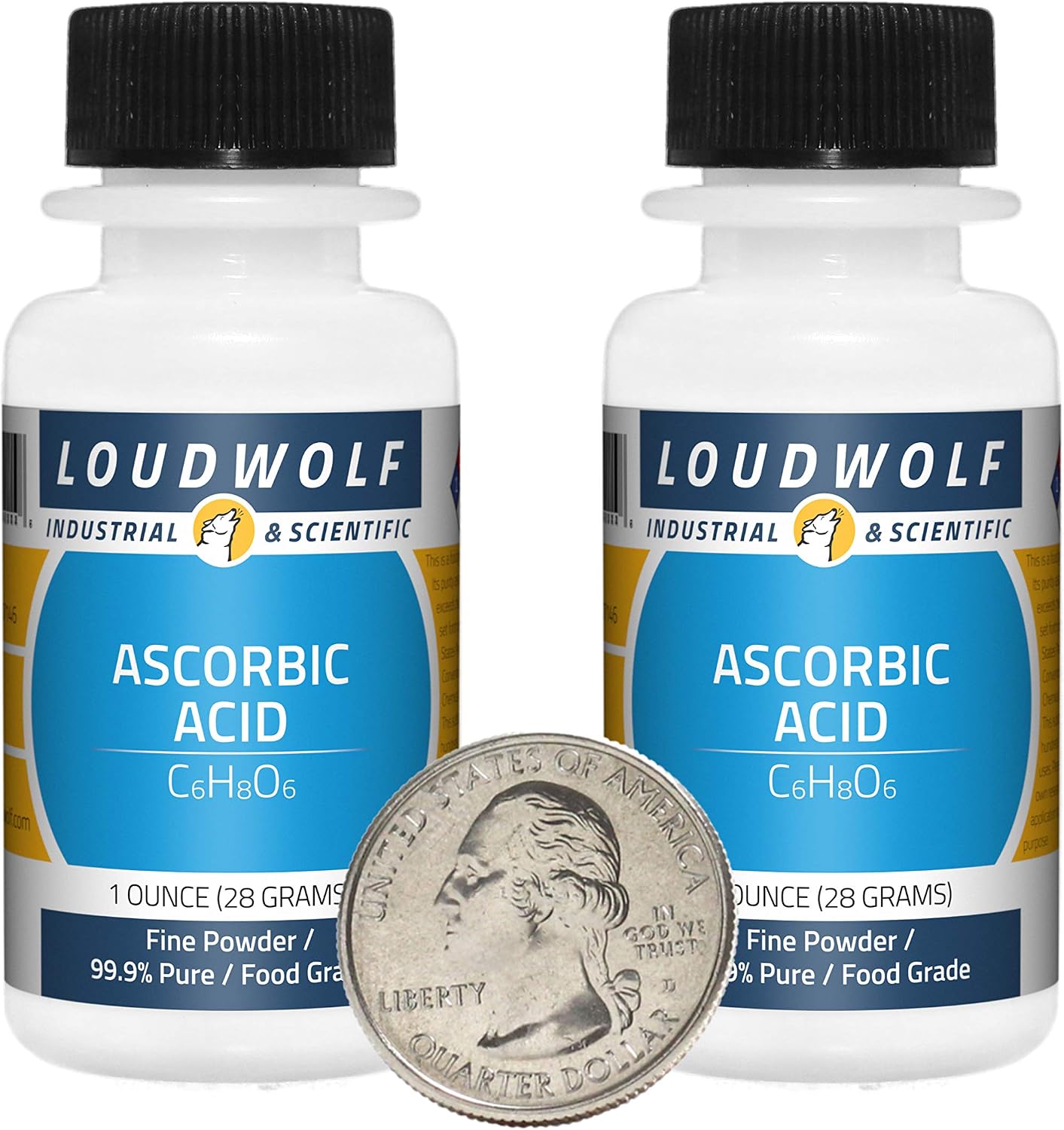 Ascorbic Acid - 907 g - 4 Bottles - 99.9% Pure Food Grade Fine Powder - görsel 6