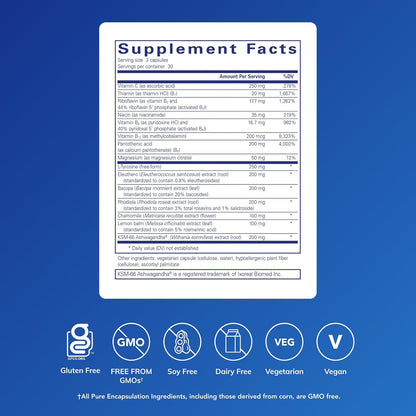 Pure Encapsulations Daily Stress Formula - 90 Capsules