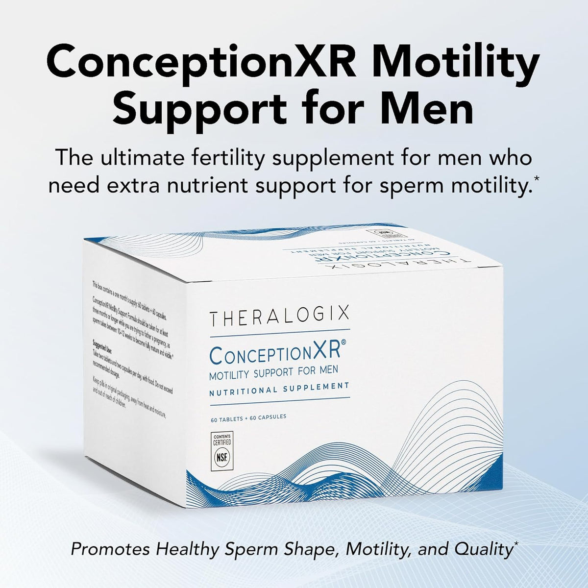Theralogix ConceptionXR Motility Support Formula – Men’s Fertility Supplement - görsel 2