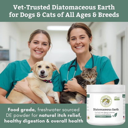 Wholistic Pet Organics Diatomaceous Earth - Food Grade for Dogs & Cats, 368 g