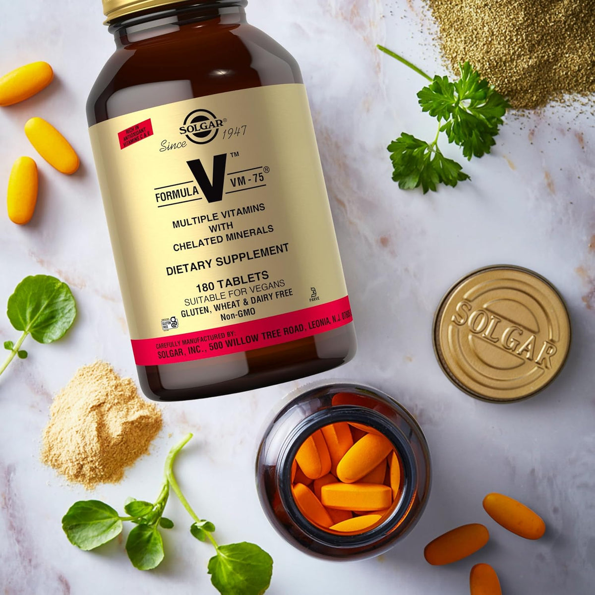 Solgar Formula VM-75 Multivitamin with Chelated Minerals - 180 Tablets - görsel 6