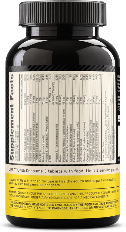 Optimum Nutrition Opti-Men Daily Multivitamin for Men, 240 Tablets