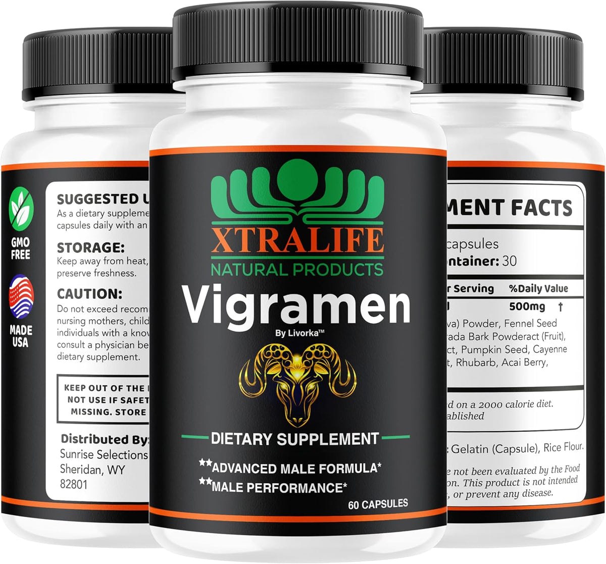 Vigramen Capsules for Men – All Natural Supplement, 60 Capsules - görsel 8