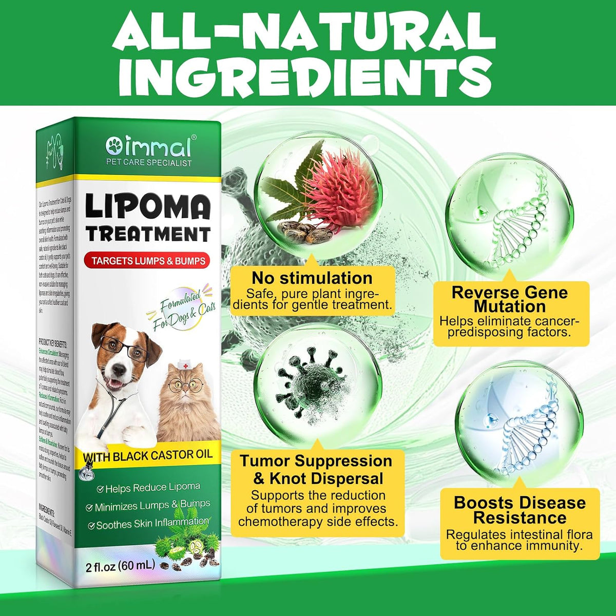 Lipoma Treatment Targets Guard for Dogs and – Gentle and soothing: The natural formula is suitable for daily – Image 3