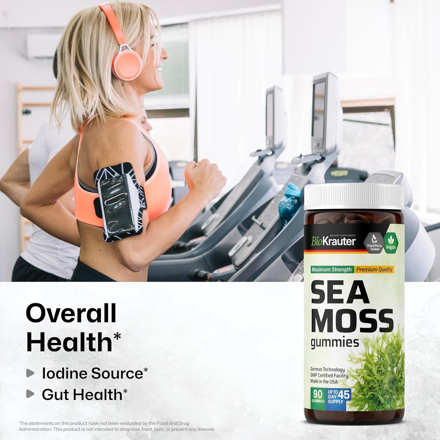 BIO KRAUTER 3-in-1 Sea Moss Gummies for Thyroid Support - görsel 2
