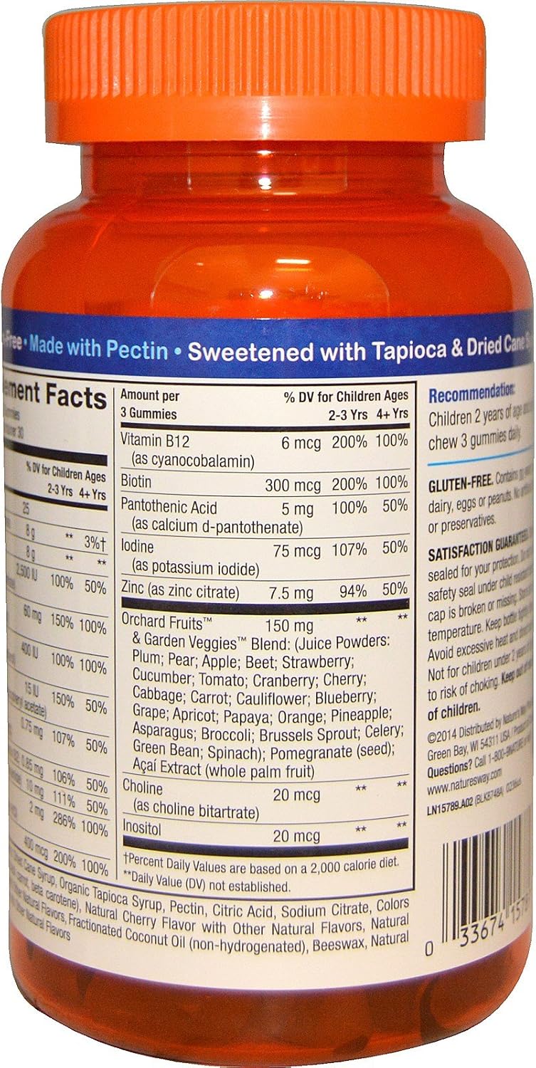 Alive! Children's Multivitamin Gummies (Assorted Flavours) - 90 Count - görsel 3