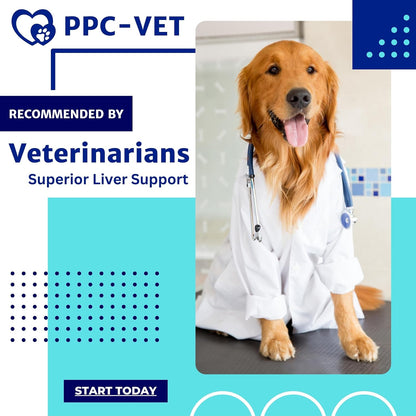 PPC-Vet Polyunsaturated Phosphatidylcholine Liver and Brain Health Supplement for All Sized Cats and Dogs 1000mg PPC / 5mL - Liposomal Liquid 237ml