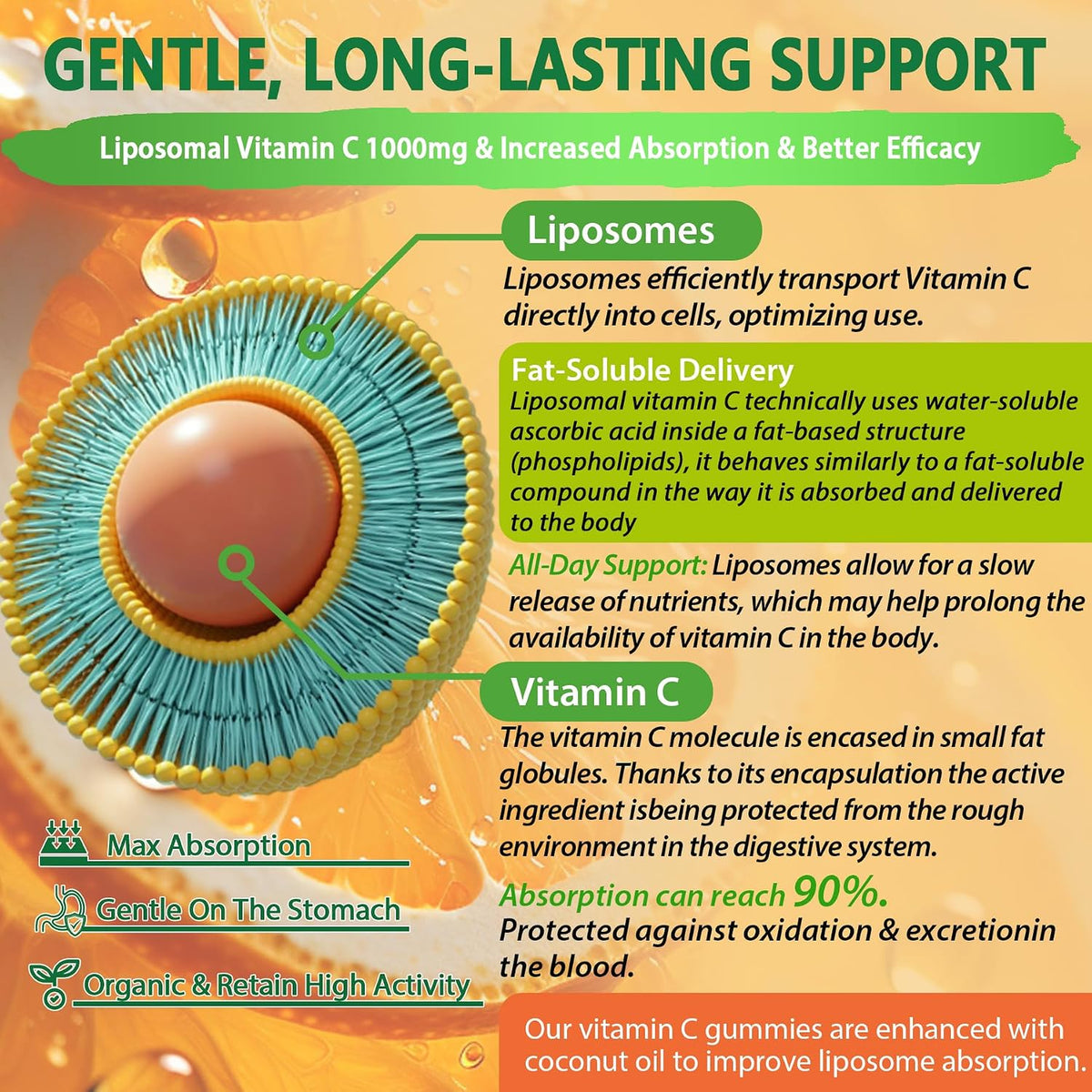 NEVISS Liposomal Vitamin C 1000mg Gummies with Elderberry, Zinc and Iron - görsel 4