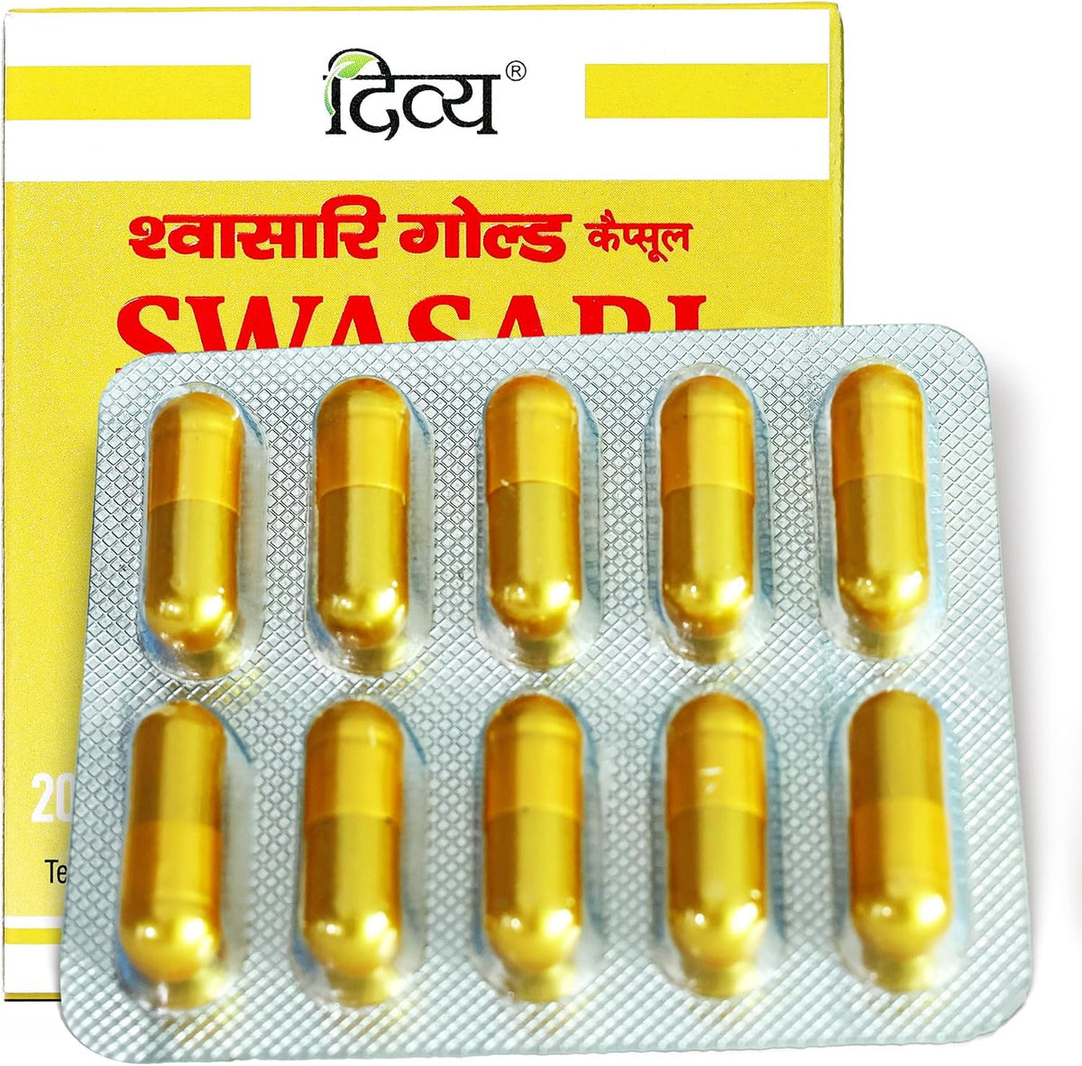 Patanjali Divya Swasari Gold Capsules - 20 Tablets - Pack of 1 - görsel 4