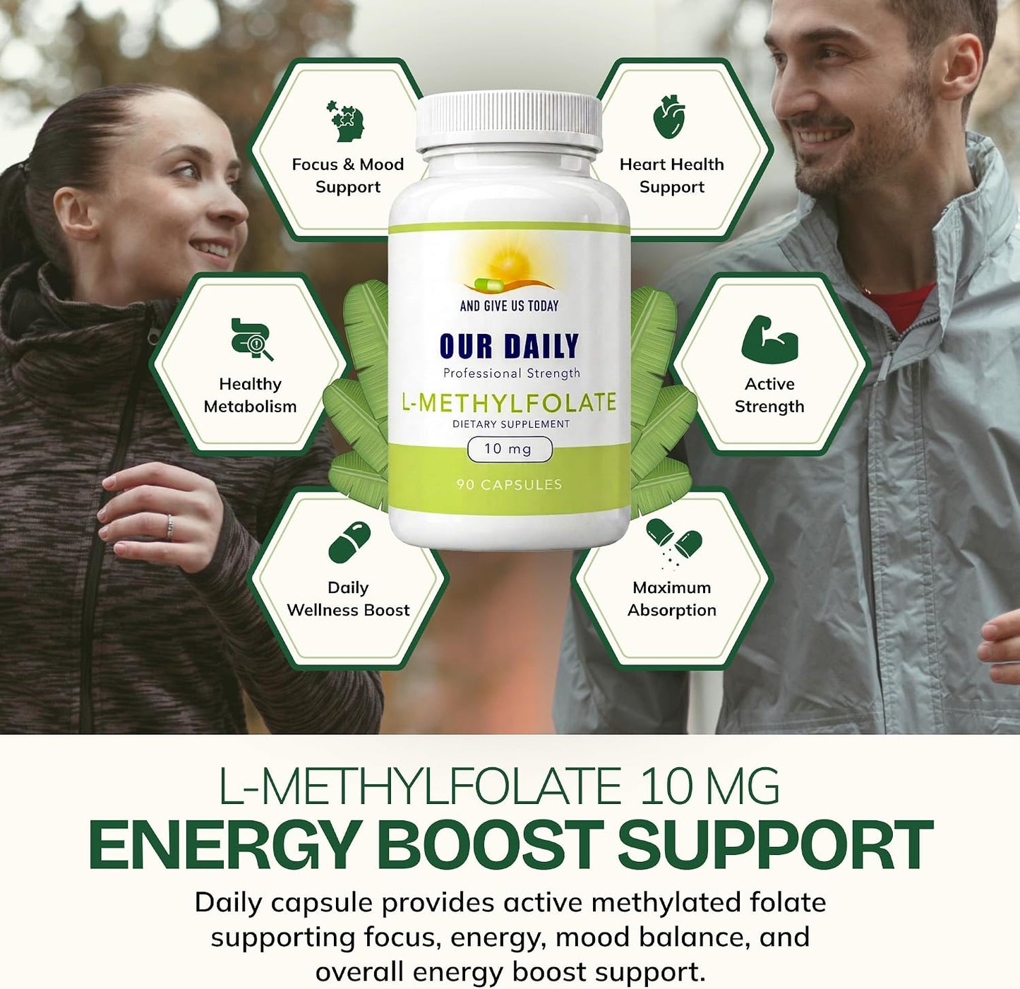 Our Daily Vites L-Methylfolate 10 mg – High-Strength Active Folate (5-MTHF), 90 Vegan Capsules - görsel 4