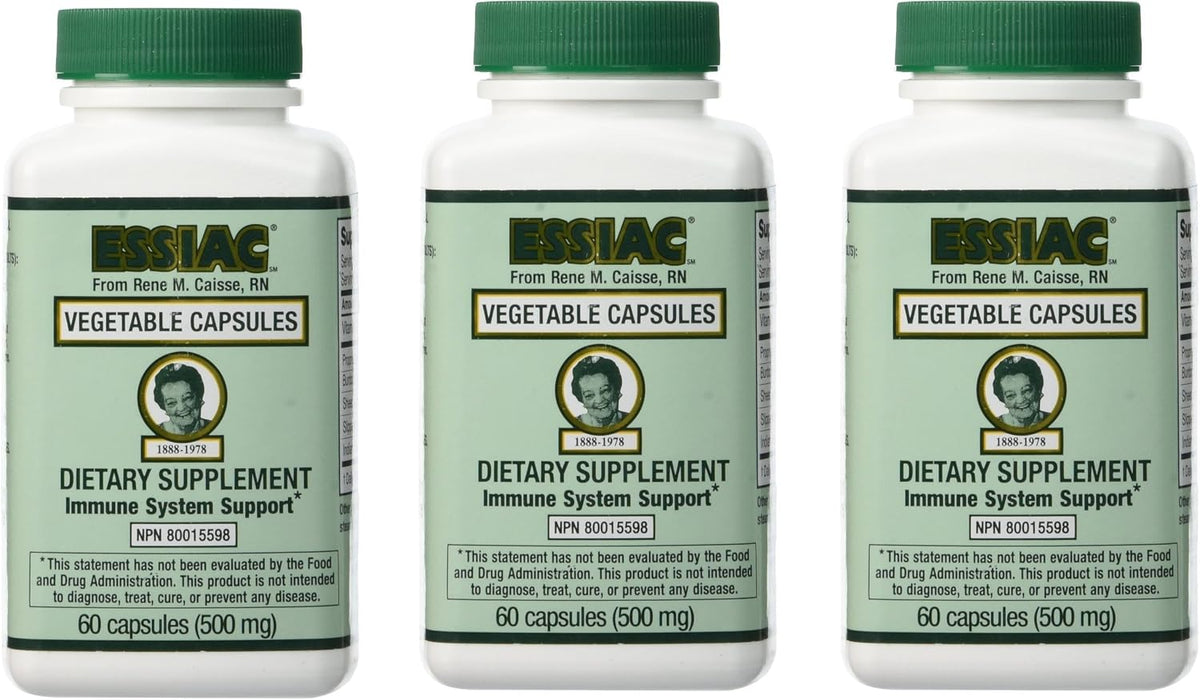 Essiac Vegetable Capsules (60 Capsules x 3) 180 Capsules - görsel 1
