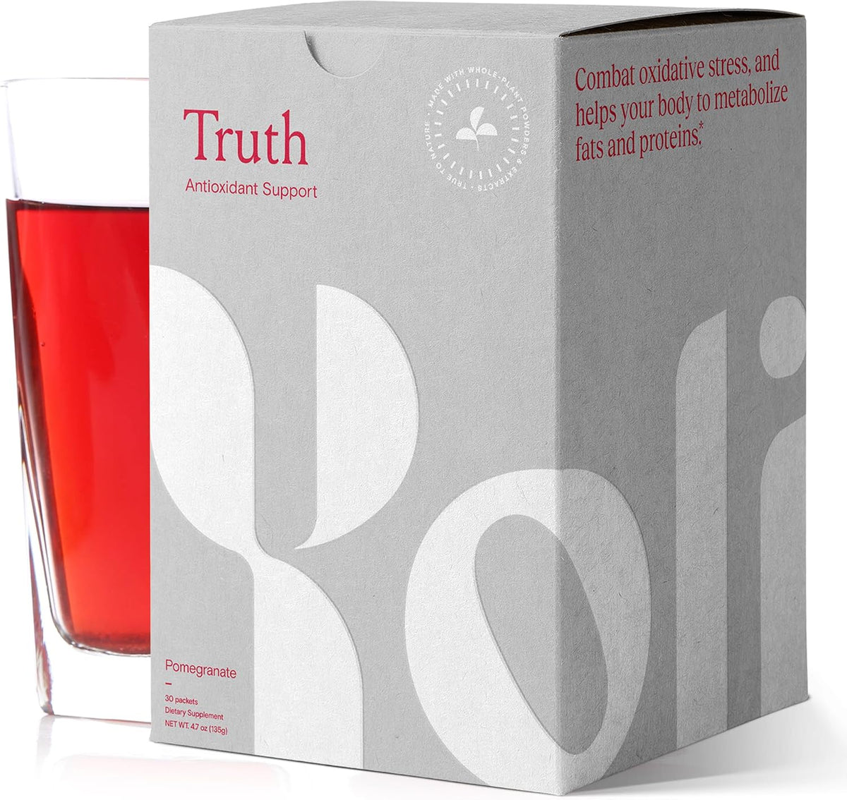 Yoli Truth Antioxidant and Immune Support Supplement with Vitamin C, Botanicals, Superfruits, and Minerals – Pomegranate, 30 – Image 3