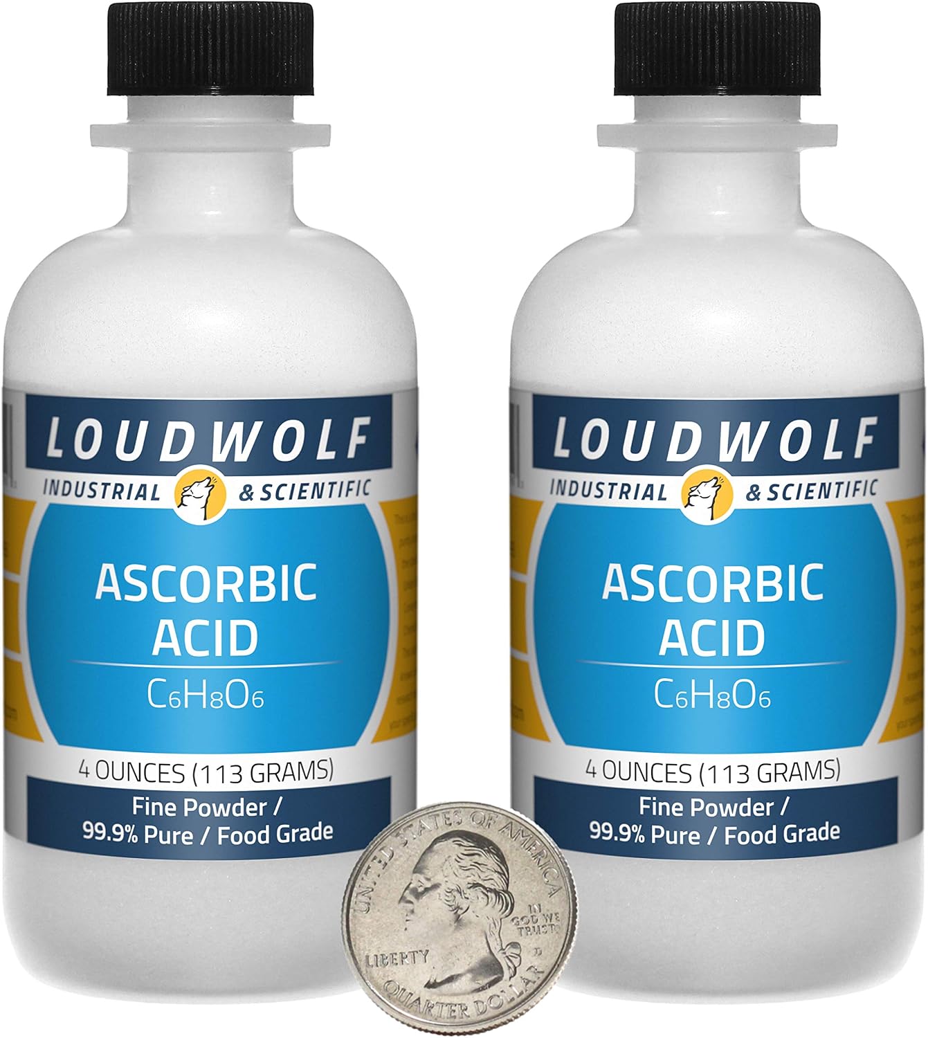 Ascorbic Acid / 8 Ounces / 2 Bottles / 99.9% Pure Food Grade/Fine Powder - görsel 1