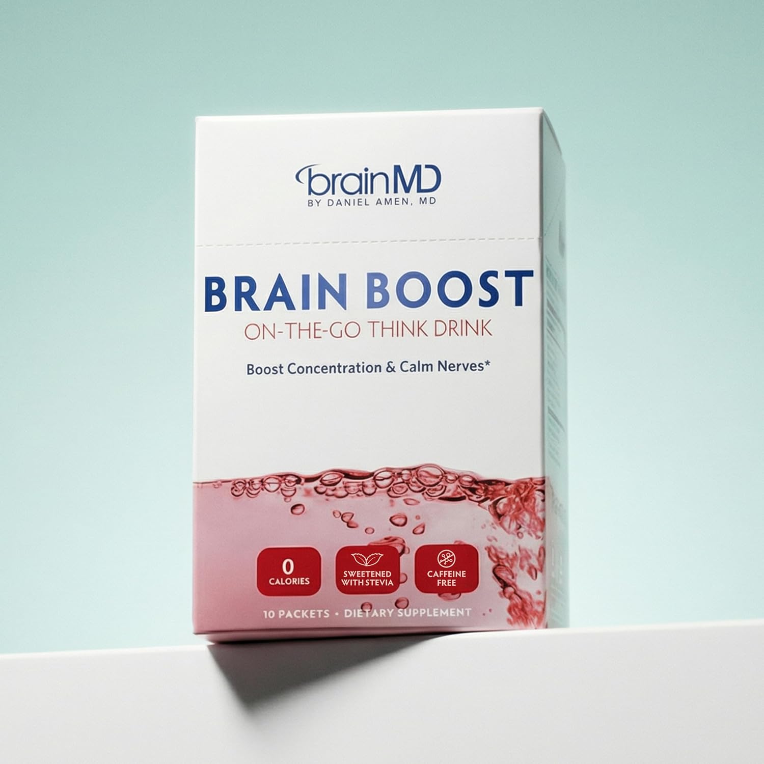 BRAINMD Dr Amen Brain Boost On The Go – 10 Packets, Berry Flavour – Nootropic Drink Powder - görsel 9