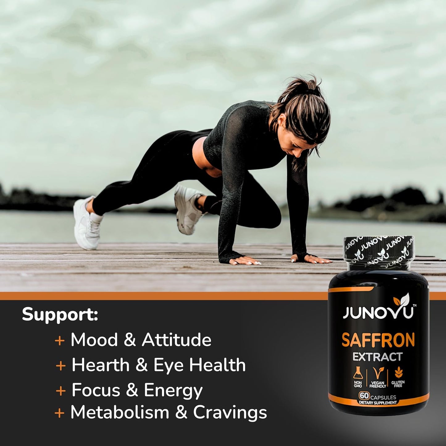 Premium Saffron Extract Capsules - 88.50mg - Focus, Mood & Vision Support - görsel 5