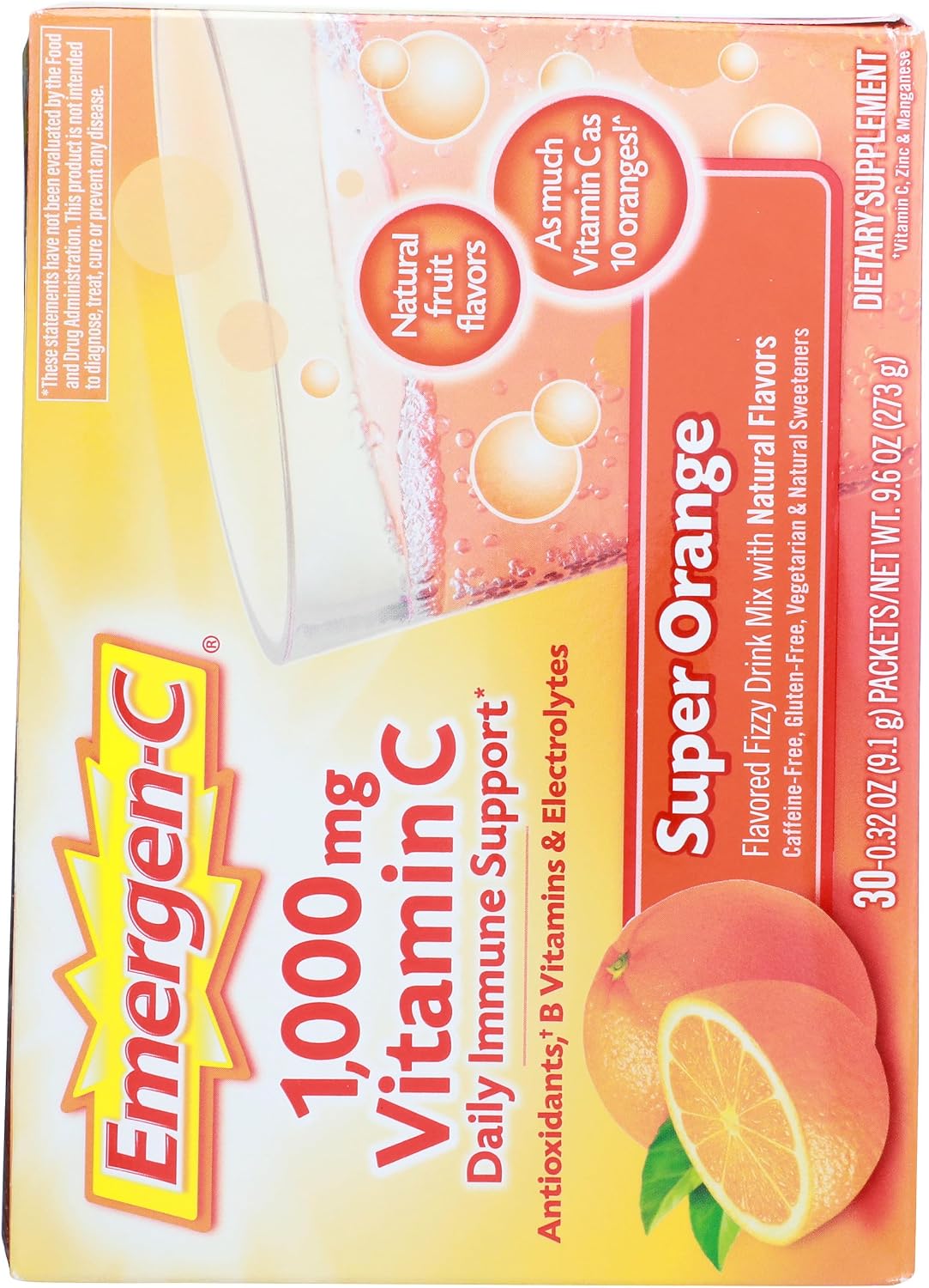 Emergen-C Super Orange, 30 pack - görsel 7