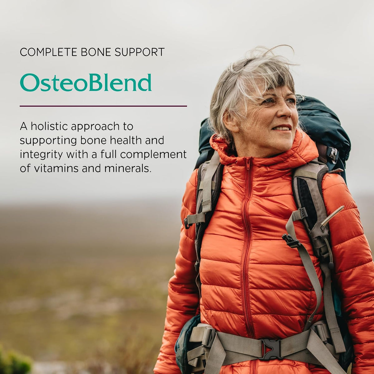 Vitanica OsteoBlend Bone Support, Vegan, 240 Capsules - görsel 3