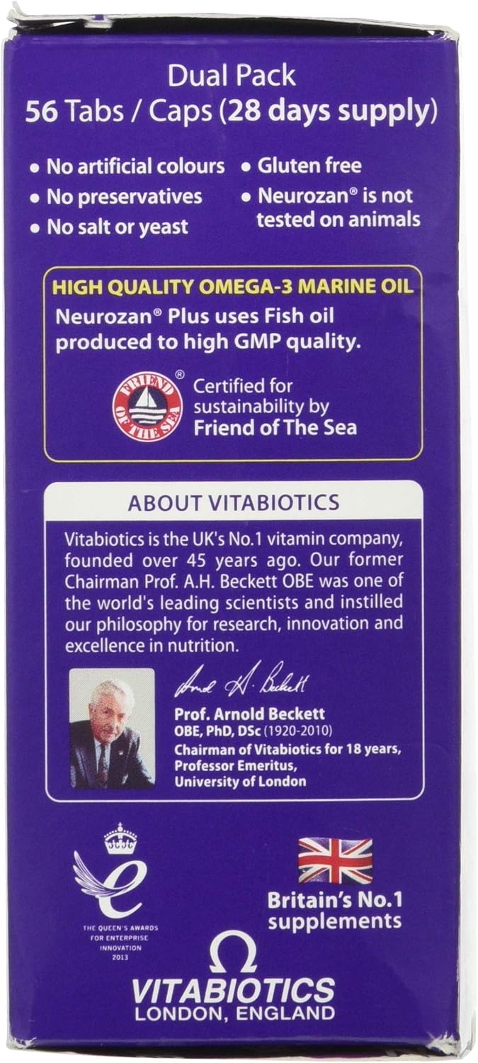 Neurozan Vitabiotics Plus — Brain Health Formula (56 Softgels) - görsel 3