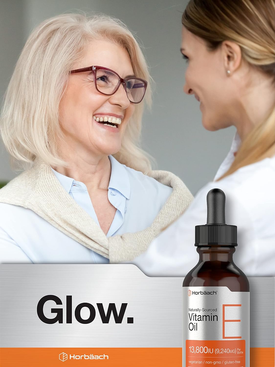 Horbäach Vitamin E Oil | 13,800 IU | 30 ml | for Face and Skin | Naturally Sourced Liquid Supplement | Vegetarian, Non-GM and Gluten-Free Formula - görsel 6