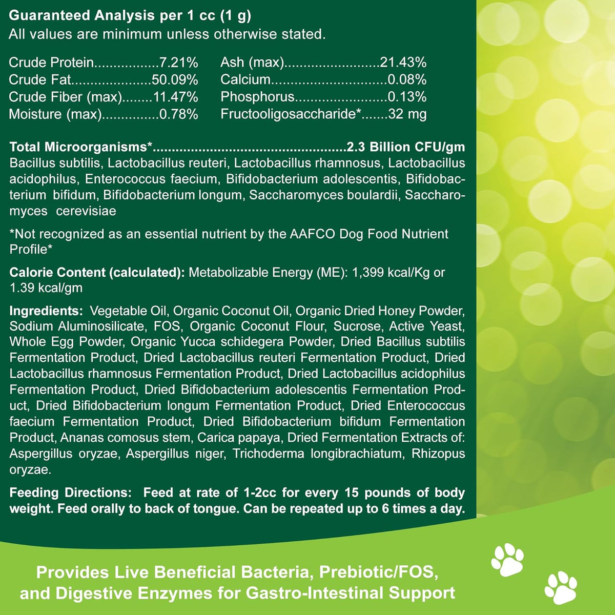 Dogzymes Canine Probiotic Paste with Saccharomyces boulardii – 15g (2.3 Billion CFU/g) - görsel 5