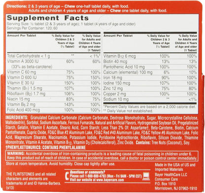 Flintstones Complete Children's Chewable Supplement, 60 Chewable Tablets