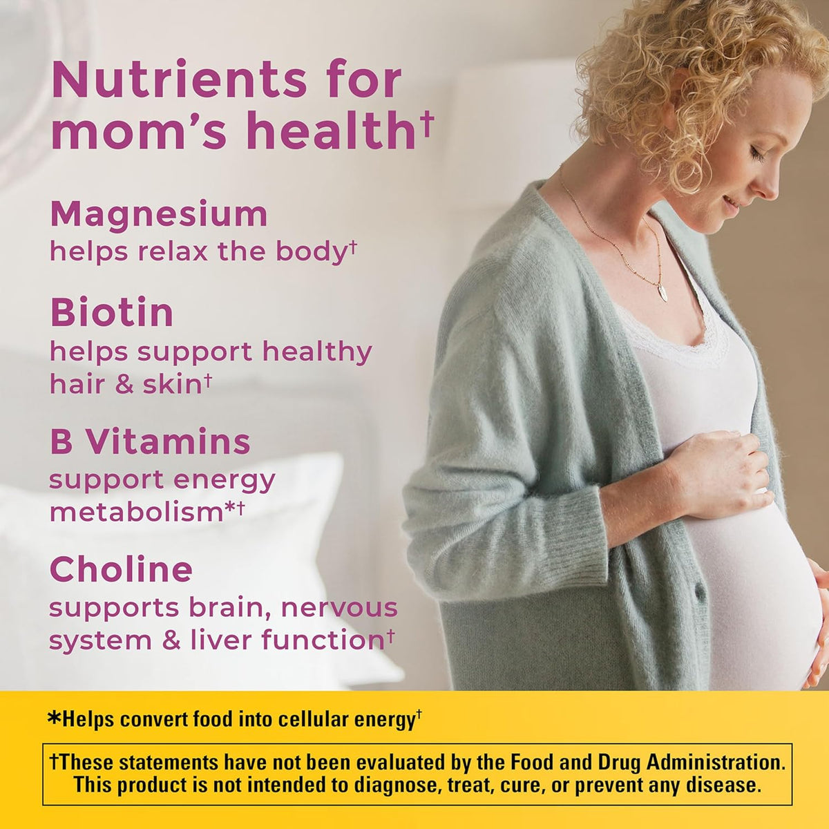 Nature Made Prenatal Gummies with DHA and Folic Acid, 60 Gummies (30-Day Supply) - görsel 3