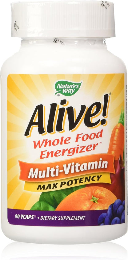 Alive! Max Potency Multivitamin, 90 VegiCaps