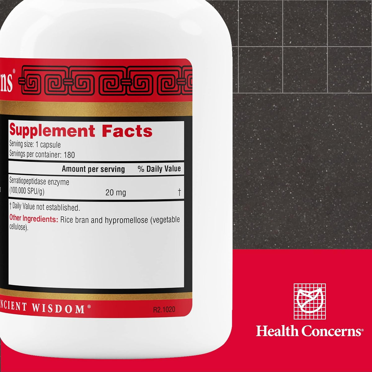 Health Concerns Serramend – Immune Defence Support – 180 Capsules - görsel 2