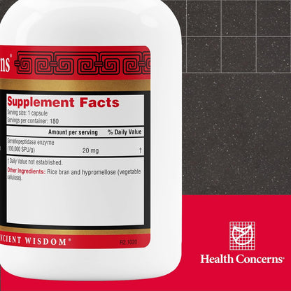 Health Concerns Serramend – Immune Defence Support – 180 Capsules