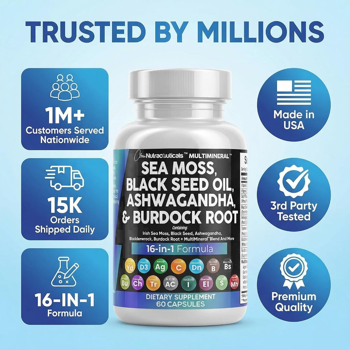 Clean Nutraceuticals MultiMineral 15-in-1 Supplement - görsel 8