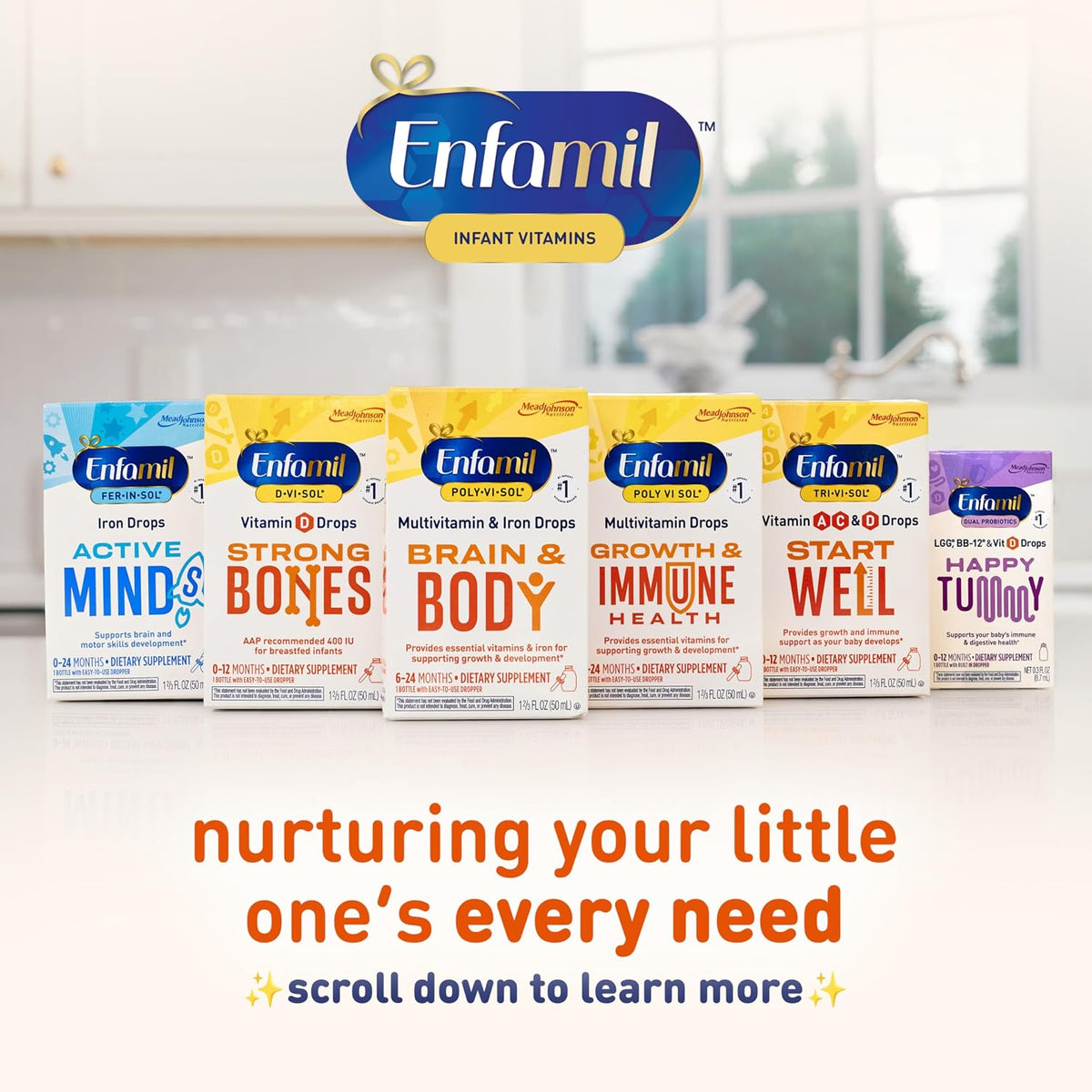 Enfamil Tri-Vi-Sol Infant Multivitamin Drops - 50mL - görsel 5