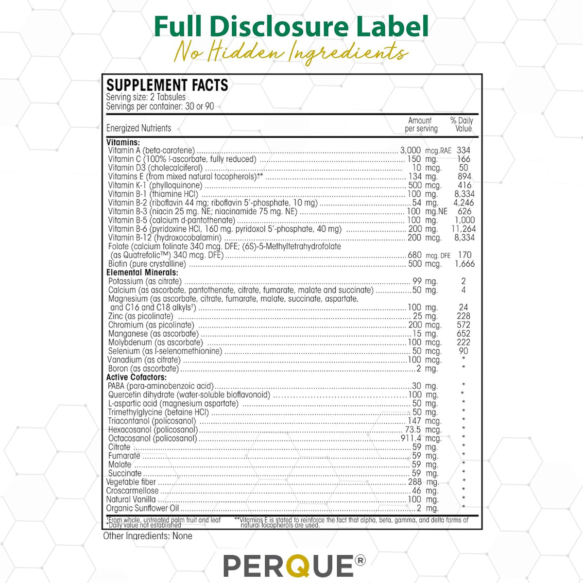 PERQUE Life Guard Mini 180 Tablets - görsel 5