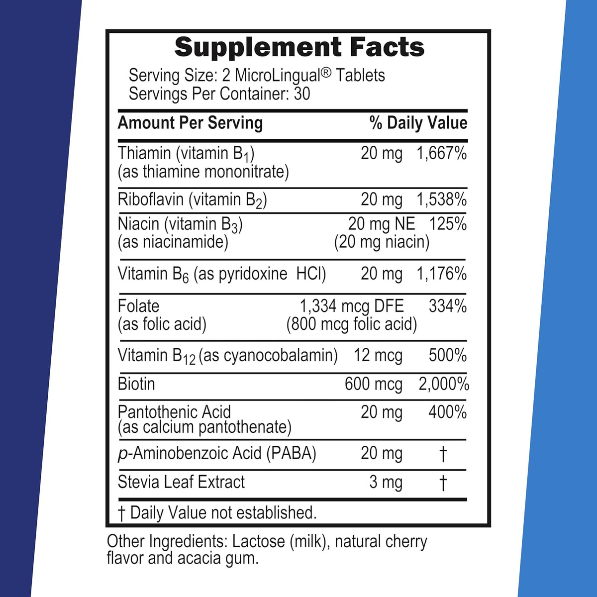 Superior Source Balance B Complex, 60 Instant Dissolve Tablets - görsel 2