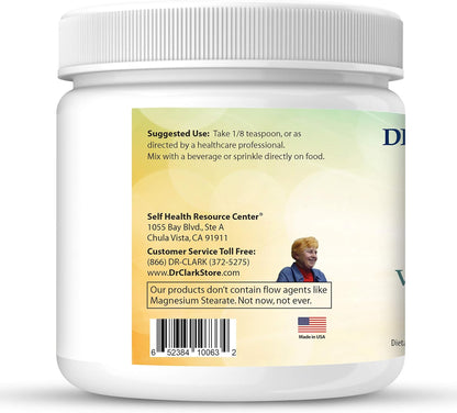 Dr Clark Vitamin C Powder - Pure Ascorbic Acid, 454g