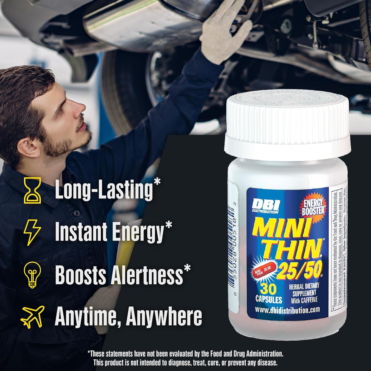 Mini Thin ECO Mini 25/50 Energy Supplement, 6 Count - görsel 3
