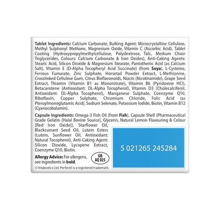 Vitabiotics Perfectil Max 84 Tablets and Capsules