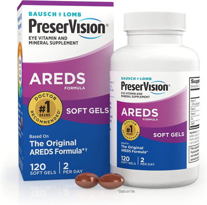 PreserVision AREDS Eye Vitamins - 120 Softgels