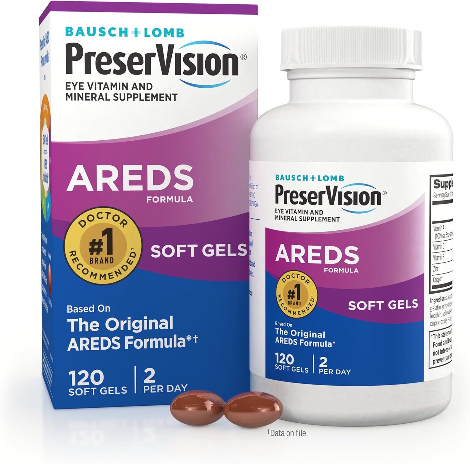 PreserVision AREDS Eye Vitamins | Multivitamin for Eye Health | 90 Soft gel capsules - görsel 7