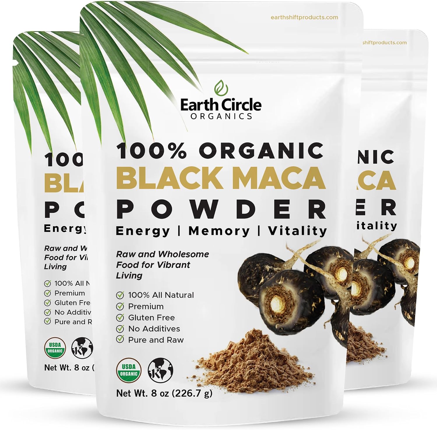 Organic Black Maca Peruvian Root Powder – Natural Superfood (227 g, Pack of 2) - görsel 8
