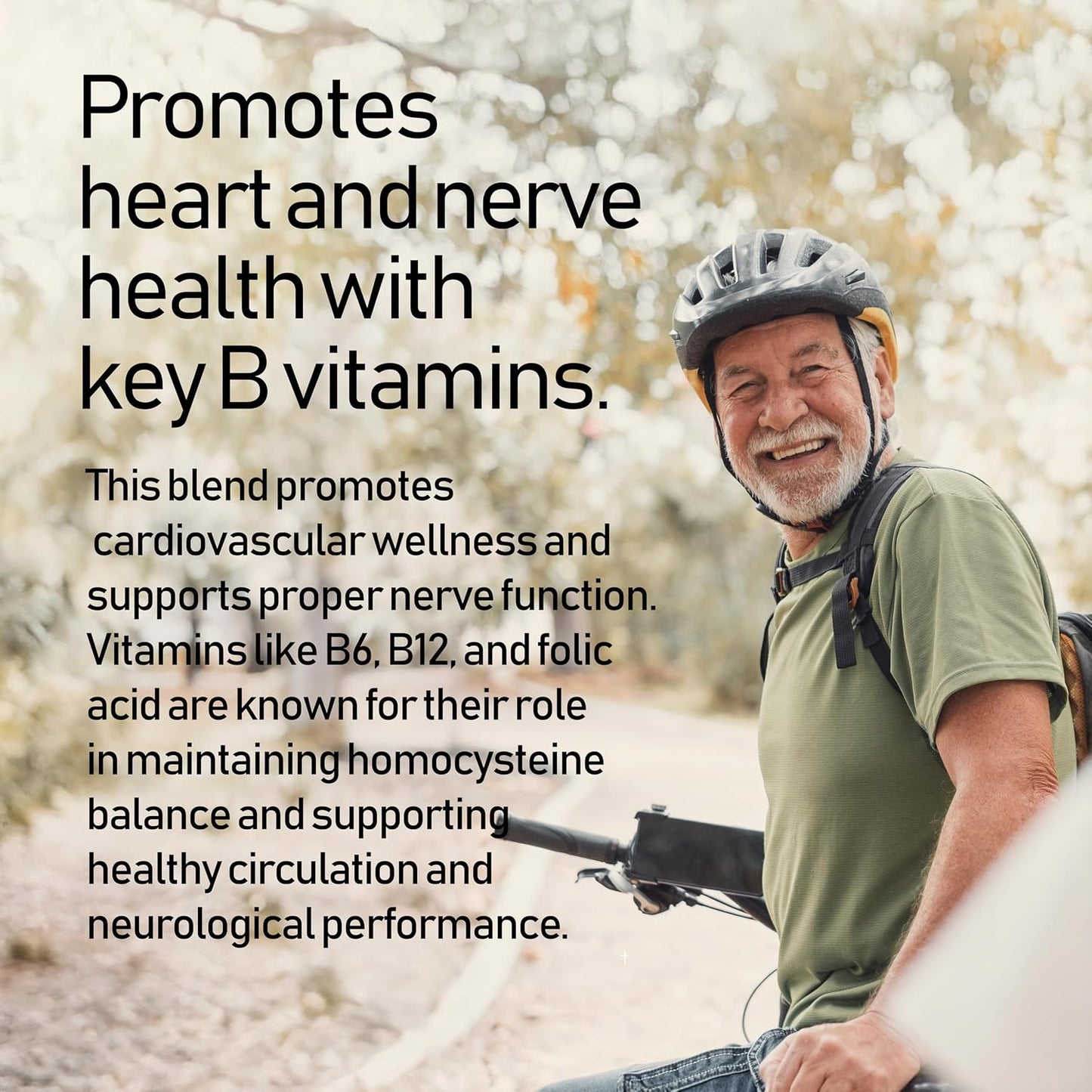 NANOWELL B Complex Premium - Full Spectrum B Vitamins with Adaptogens, 60 Capsules - görsel 7