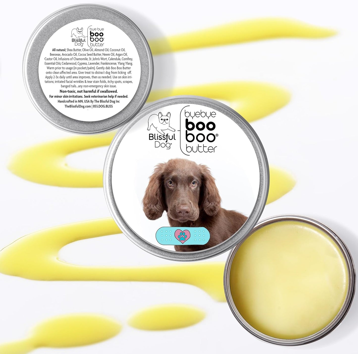 The Blissful Dog Flat Coat Retriever Boo Boo Butter, 16 oz (454 g) - görsel 2