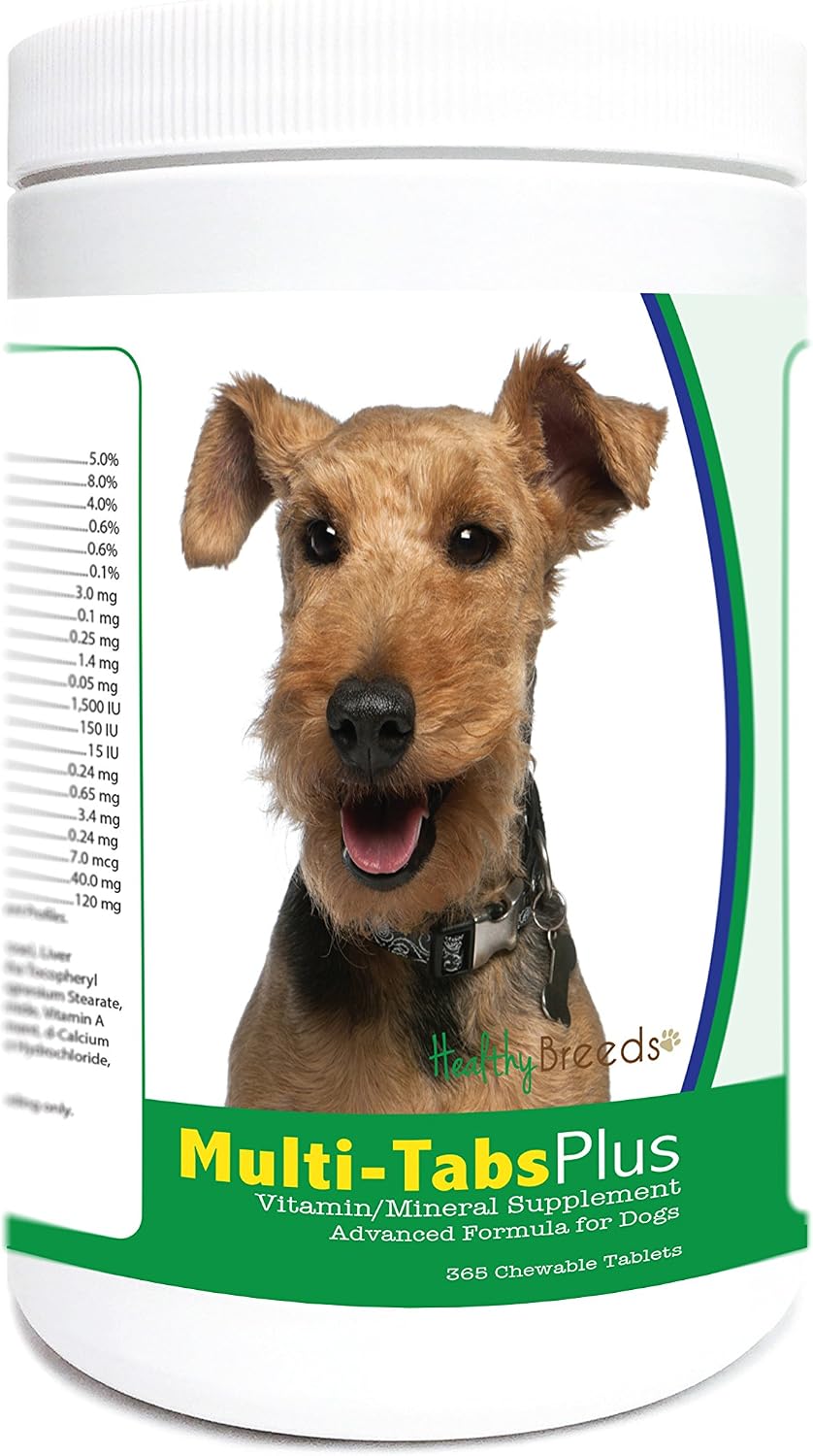 Healthy Breeds Welsh Terrier Multi-Tabs Plus Chewable Tablets 365 Count - görsel 1