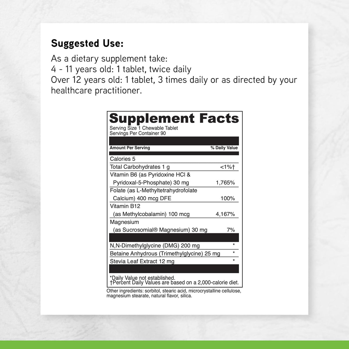 Little DaVinci Focus Chewable - Supplement to Support Behaviour, Brain Health, and Immune Health for Children - With Vitamin B6, Folate, Vitamin B12, and More - Orange Flavour - Sugar-Free - 90 Tablets - görsel 6
